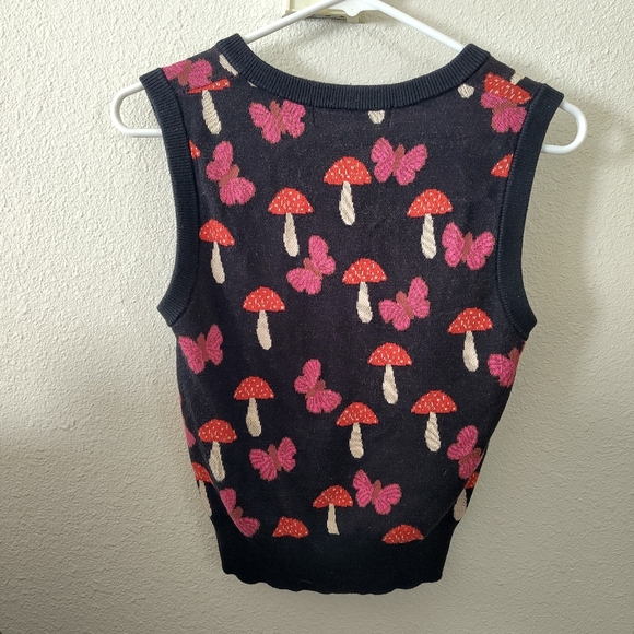 Princess Highway mushroom knit vest Sz 6 AU - Picture 2 of 3